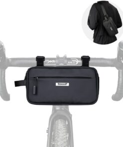Sac BAIGIO Petite Imperméable pour Vélo - Multifonctionnel - Sac Avant Vélo - |5L - Accessoires Vélo