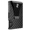 RealPlus Porte-Carte Homme avec Protection RFID, Portefeuille Minimaliste avec Pince à Billets, 12 Cartes Maximum, Cadea