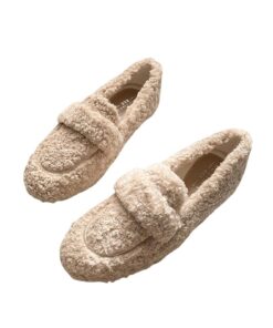 MEIION Ultra-Doux Mocassins pour Femmes - Confort inégalé à la maison et chauds en hiver - Mode et doux