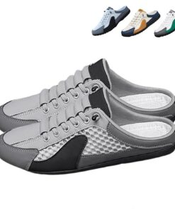 ZIHAOFC baskets dos nu homme en maille respirante confortables pour sport et voyages