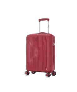 Valise cabine CELIMS Modèle 2025 Rouge 55cm | Serrure TSA | 8 Roulettes 360