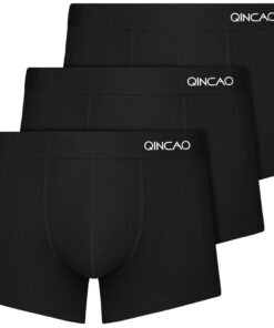 Caleçons Homme en Coton 3 Pièces Confortables et Respirants - Emballage Portable pour Voyage OEKO-TEX STANDARD 100 Cal