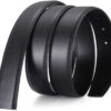 Nelbons Ceinture Homme sans Boucle Avec Boucle Réglable pour Mocassins Blazer Pantalons Largeur |8cm-|8cm Homme Style Cl