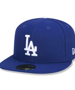 New Era 59Fifty Cap - Authentic Los Angeles Dodgers Cap - Royal Baseball Cap for MLB Fans
