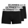 JACK & JONES Homme Bas Boxers 3 PiècesComfort en Microfibres Idéals pour la Saison Été Polyester 82% / Élasthanne 18% 3