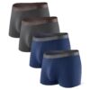 DAVID ARCHY Slip Homme | Doux et Respirant | Lot de 4 Slits en Rayonne de Bambou pour Homme | The Forest Stewardship Cou