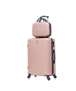 CELIMS Grande Valise de Voyage Rigide | Serrure Intégrée | Valise Grande Taille avec 4 Roues 75cm | Rose Gold CELIMS Gr