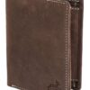 Portefeuille en Cuir Homme Marron Blocage RFID #VO14