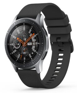 Bracelet Samsung Galaxy Watch 46 mm/Galaxy Watch 3 45 mm épais en silicone compatible Gear S3 Frontier Classic