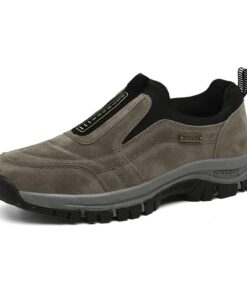 Chaussures de Marche Homme sans Lacets pour Randonnée Plein Air - ACosySch Baskets Légères et Orthopédiques pour Homme -