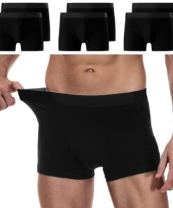 Lot de 6 Caleçons Homme Coton OEKO-TEX STANDARD 100|Confortables pour Homme|Boxers Grande Taille S-3XL