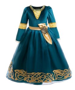 Robe Princesse Merida Lito Angels Taille 98-146 Age 2-11 Ans Noel Costco Cosplay