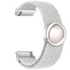 Montre Nylon Tressé 18mm-22mm, Boucle Ronde Elastique pour Femmes Hommes - Accessoire Mode