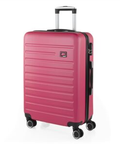 Valise Rigide SKPAT Fuchsia pour Tout Voyage et Vacances