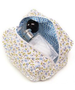 Trousse de maquillage Aucuu femme, Grande capacité pour pinceaux, Matelassée et pratique pour voyage, Trousse maquillage