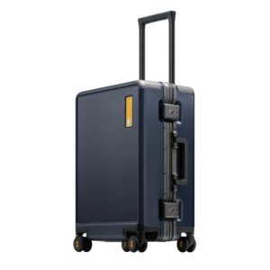 Valise cabine Level8 Bleu Cadre en Aluminium Double Serrure TSA