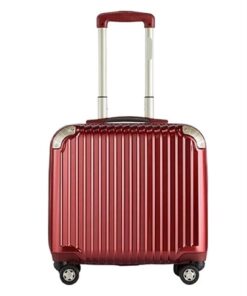 DANNMPX Sac de Voyage Absolu À Roue Pivotante Extensible Et Rigide, Valises Légères PC Avec Serrure TSA (A, 18in)