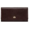 Portefeuille en Cuir de Grain Marron | 18.5 x 10 CM | Modèle 10-1-052-4