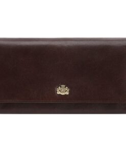 Portefeuille en Cuir de Grain Marron | 18.5 x 10 CM | Modèle 10-1-052-4