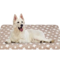 EMPSIGN Panier pour Chien XXL, 122x76x6,6cm - Coussin Lavable en Machine, Tapis Imperméable Réversible (Frais/Chaud), Ma