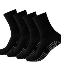 Chaussettes Antidérapantes PUOKOTUL Femmes Hommes, Yoga et Pilates, Taille 36-41 Chaussettes Antidérapantes PUOKOTUL C