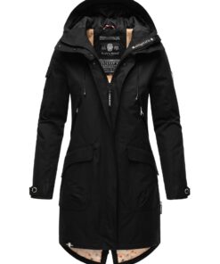 Parka demi-saison Navahoo pour femme avec capuche[Veste de printemps] - Chic et Chaude B920