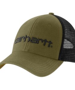 Carhartt Canvas Mesh-Back Logo Graphic Cap - Casquette de Baseball pour Hommes - Réglable et Comfortable