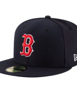 New Era Boston Red Sox Navy 59Fifty Basecap pour supporter avec style aux matchs de base-ball