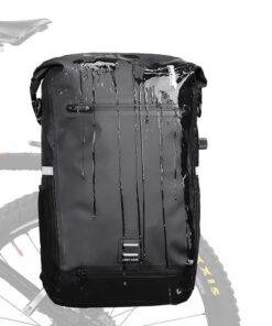 Sacoche de vélo Rhinowalk étanche 22 l - Sac à Dos à bandoulière pour Ordinateur Portable, Sac de Voyage, Accessoires de