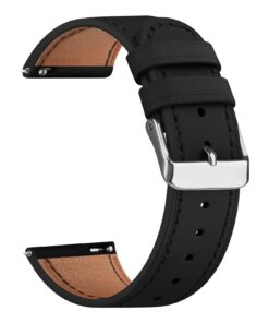 Bracelet Vancle pour Garmin Vivoactive 5/3 en cuir 20 mm doux et respirant pour homme et femme compatible Vivoactive 5/3