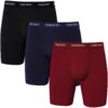 INNERSY - Caleçons Longs Pour Homme en Maille Respirante Anti-Frottement Lot de 3 OEKO-TEX STANDARD 100