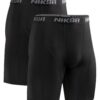 Niksa shorts de compression pour hommes - Sous-vêtements fonctionnels - Couche de base - Respirant et à séchage rapide -
