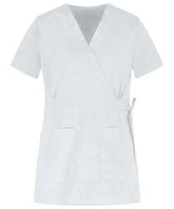 B-well Laura Blouse Professionnelle Estheticienne Bouton et Fermeture Éclair