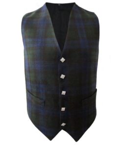 Tartanista Black Watch Tartan Waistcoats/Vests pour Hommes - Tailles 36-58 | Chic et Durables | Accessoire de Mode pour