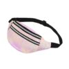 Sacoche AfitLulu banane holographique pour femme - Sac banane de sport pour homme et femme - Protection étanche pour tél