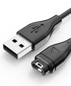 Chargeur Garmin Compatible pour Venu, Forerunner et Fenix, Câble USB 100cm pour Devices Garmin, Accessoires Garanti Long