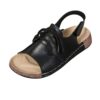 Allbestop Sandales pour Femme, Sandales Compensées Orthopédiques pour Été, Sculpture Kitten Heel Sandales Chic à Talons
