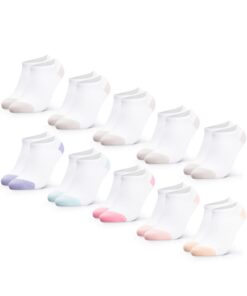 Occulto Soquettes motif pour Femme Lot de 10 (modèle : Maja) - OEKO-TEX STANDARD 100 - Comfort et Sécurité pour Femmes A