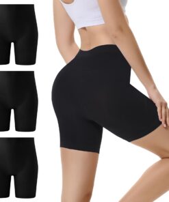 Short EKSHER pour Femme Élégant Anti Frottement Lot de 3 Cuisse Cour Court