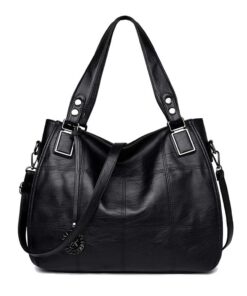 Sac à main Kris Anna Hobo porté épaule brodé pour femme noire