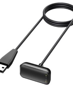 Chargeur USB Wanme compatible Fitbit Charge 6/Charge 5/Luxe Câble 100 cm