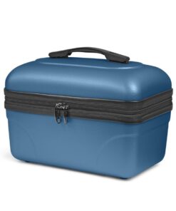 KINSTON Vanity Trousse de Toilette Cosmétiques Bleu Foncé - Grande Capacité pour Voyage et Organisation Élégante