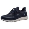Tamaris Femme 1-23758-43 Basket Chaussures de Mode pour Femmes en Cuir Doux et Confortables dans la Rue et auquotidien