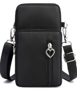 JANKS Petit Sac De Téléphone Portable pour Femme Mode, Pochette Téléphone Portable Fonctionnelle, Sacoche Femme Bandouli