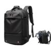 Sac à dos extensible 60L résistant à l'eau et antivol pour voyage d'affaires, avec pompe - Sac professionnel de voyage