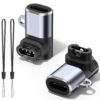 Adaptateur USB-C Garmin Watch 2 Pièces Chargeur Câble Venu/Venu Sq/Sq 2 Music Fenix 7 /7s /6 /6X Forerunner 245 965 955