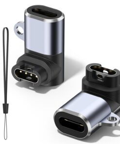 Adaptateur USB-C Garmin Watch 2 Pièces Chargeur Câble Venu/Venu Sq/Sq 2 Music Fenix 7 /7s /6 /6X Forerunner 245 965 955