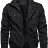 Veste Cargo Polaire TACVASEN Chaude pour Hiver - Militaire et Coupe-Vent Multi-Poches