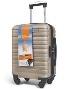 Valise KINSTON pour EasyJet - Light et Durable, Roues Amovibles - Champagne Bagage à Main KINSTON EasyJet - Trolley Rapi
