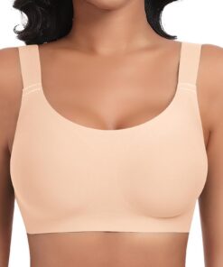 Soutiens-gorge Ganado Femmes sans Armature Confort Classiques Col en USans Coutures Coussinets